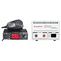 Albrecht AE6290 CB Funkgerät, 12629, mit integrierter Repeater/Relais Funktion & Schaltnetzteil SW 35, 3-5 A, 13,8 V – Adapter DE Puissance & Wechselrichter (Innen, AC auf DC, Radio, weiß)