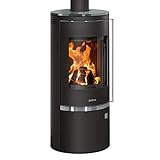 justus faro ersatzteile Ju Justus 5686 51 Faro Top 2.0 Kaminofen Stahl Schwarz mit Glas-Abdeckplatte/A+