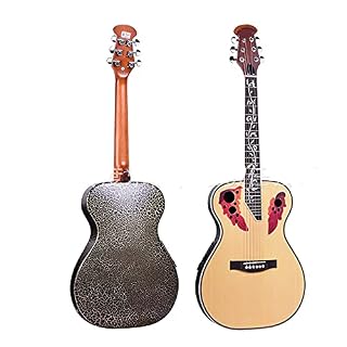 KEPOHK Hot 36 pouces 6 cordes guitare acoustique Concert guitare électrique rose touche en bois fissure guitare bande… - Les Beatles, Paul McCartney, John Lennon, RIngo Starr, George Harrison