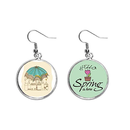 Pendientes de primavera Casa Estrella un paraguas de encaje ideal para regalar