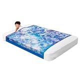 Deep Pressure Sensory Bed Sheet – Full Sensory Compression Sheet Breathable Sleep Pod Blanket for Better Sleep Support – Calming Compression Blankets for Kids and Adults Starlight Sky