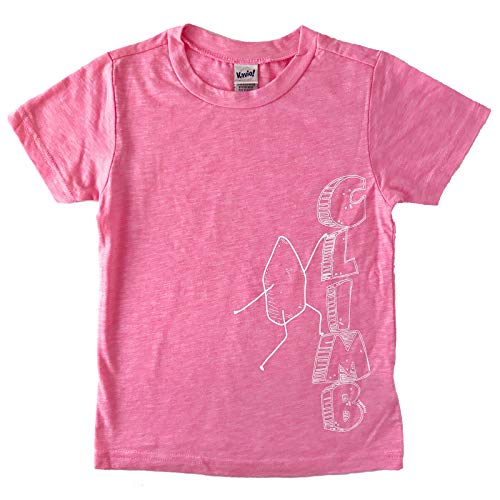 ZippyRooz Toddler, Kids & Youth Rock Climb Climbing, Hiking Tee Shirt in Unisex Boy & Girls