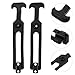 Beaupretty 2 Pcs Rubber T-Handle Elastic Draw Latches with T-Handle Hasp for Toolbox and Golf Cart Tool Box, Flexible Rubber Latches for Industrial Hardware