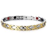COOLSTEELANDBEYOND Link Bracelet for Women Stainless Steel， Free Link Removal Tool