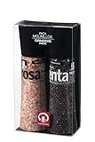 carmencita sal sana 100% natural Carmencita, Molinillos de Sal Rosa y Pimienta Negra - 1 paquete