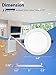 BBOUNDER Led Recessed Lighting 6 Inch, Dimmable Brighter 5000K Daylight Ceiling Light Downlight with Junction Box 12.5W 850 lm ETL and 12 Pack