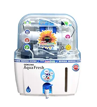 Genuine Aquafresh Sunflower RO System Water Purifier (White,15 Ltr)