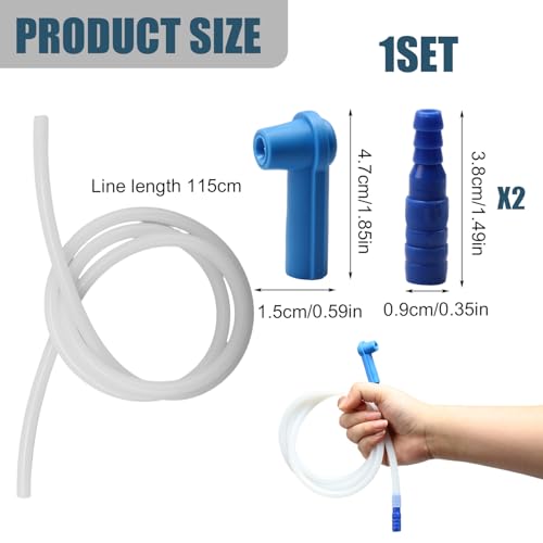 Bremsflüssigkeit Schlauch 1,2 m – Gummischlauch für DOT 4 Bremsflüssigkeit – Robustes Fahrzeugersatz Zubehör für Bremssysteme – Bremsschlauch für Motorrad, Auto & LKW – Einfache Handhabung