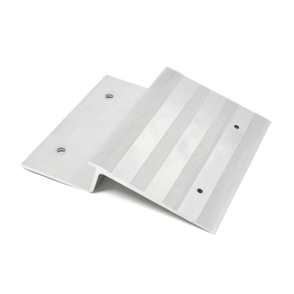 Kits de rampa de Carga para Camiones, Accesorios de Pendiente de Escalera, Soporte de rampas de aleación de Aluminio de 8 Pulgadas y Kit de pies de Goma para cortacésped, Coches y Camiones