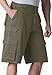 Boulder Creek Men's Big & Tall Ranger Side-Elastic Cargo Shorts, Olive Big-48