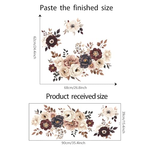 Vinilo Decorativo Floral Peonía Sacinora Rollo miniatura 4