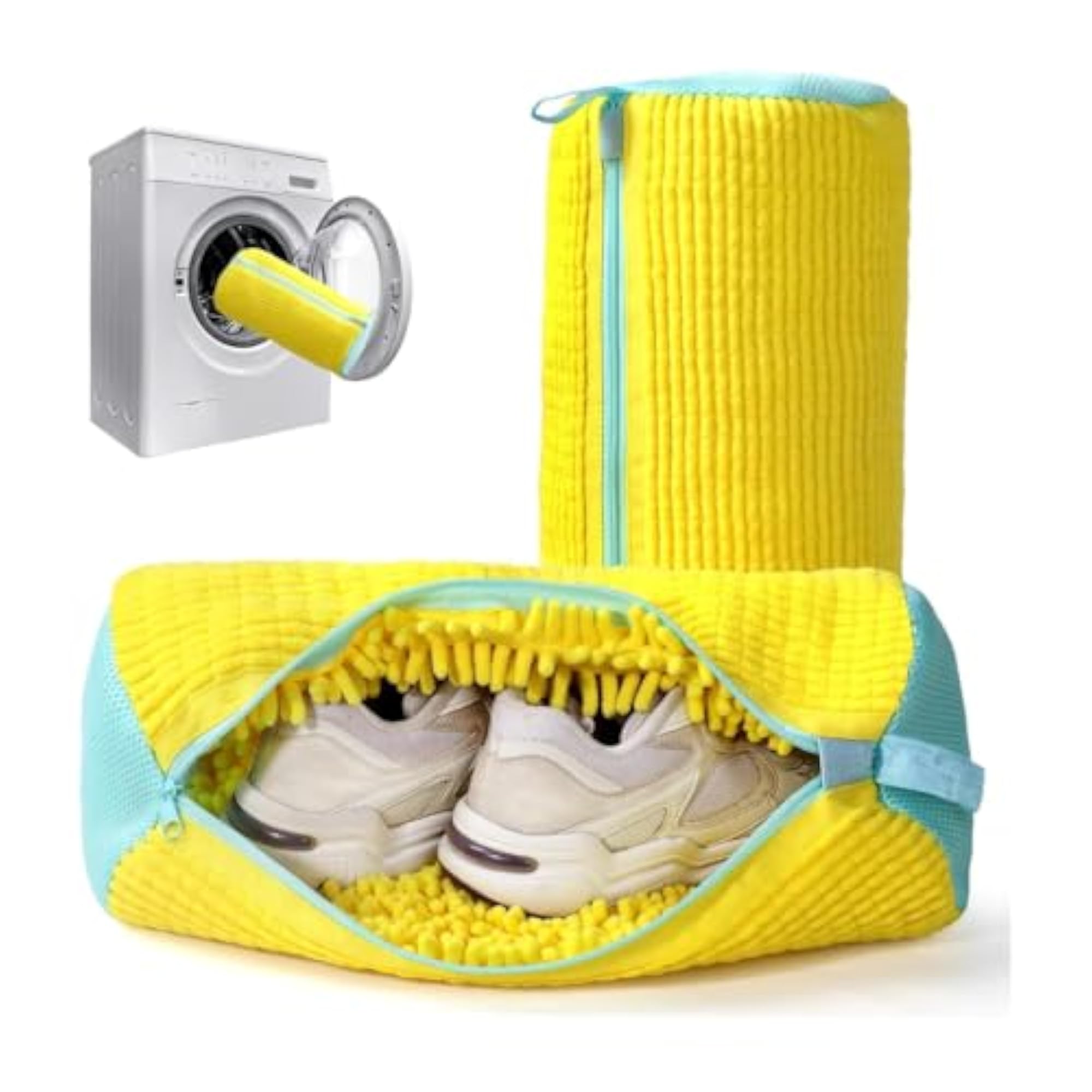 Reusable Shoe Washing Machine Bag with Invisible Zipper
