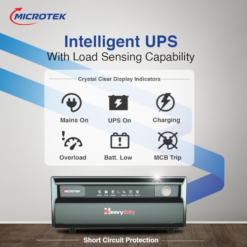 Microtek Heavy Duty Pure Sinewave UPS Model 2350 (24V) SW | 3 Year Warranty view 2