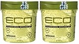 Eco Style El gel moldeador de aceite de oliva está hecho con aceite de oliva 100% puro. El aceite de oliva ayuda al cuero cabelludo a regular naturalmente su sistema hidratante