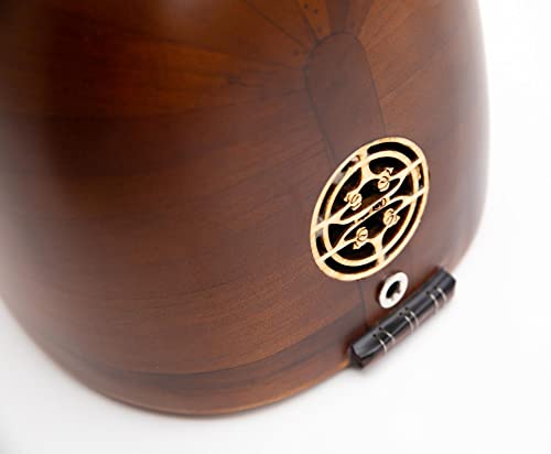 Turkish Cura Saz Hand Made Instrument Chestnut Wood, With Rosewood Pegs #TOP6