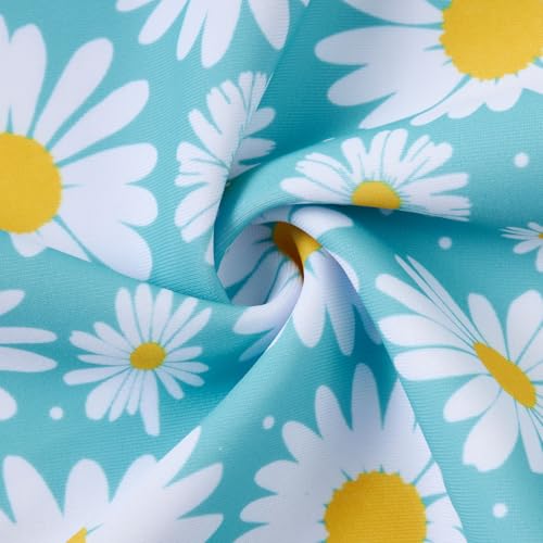Image of BFUSTYLE Girls One Piece Swimsuit Cute Striped Bathing Suit Hawaii Swimwear 6-17 Years