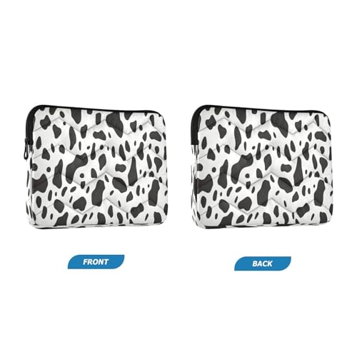 Funda para portátil 13-14 pulgadas con patrón de manchas de vaca miniatura 2