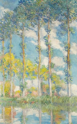 Les Peupliers de Claude Monet : une toile impressionniste pour illuminer votre salon 60x90cm
