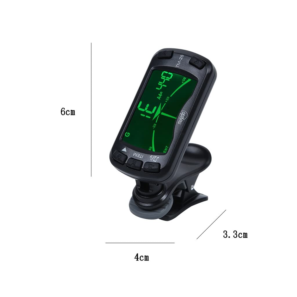 JJJ Tuner di Chitarra dedicato Violino Ukulele Violino Universale sintonizzatore elettronico for Principianti Automatici (Color : TM-25)
