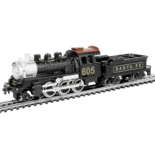 Zylopa 2-6-0 Decorative Locomotive with Lighting and Tender HO Scale Model Railway, Featuring Exquisite Wooden Sleepers and Highly Conductive Nickel Silver Track, Compatible with The HODC Series
