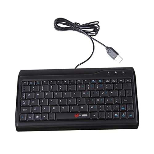 Mini clavier filaire gain de place pour soulager la fatigue des poignets sur PC