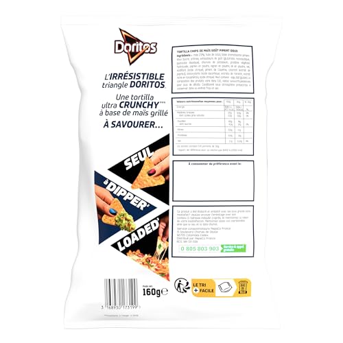 DORITOS Chips Tortilla Goût Sweet Chilli Pepper 160g