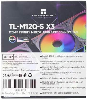 Thermalright TL-M12Q-S X3 120mm ARGB Case Fans, 2000RPM, 68.9CFM, 3-Pack — view 8