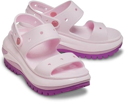 Crocs Unisex Classic Mega Crush Platform Sandals Wedge