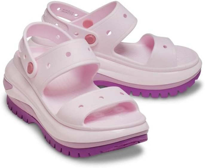Crocs Unisex Classic Mega Crush Platform Sandals Wedge