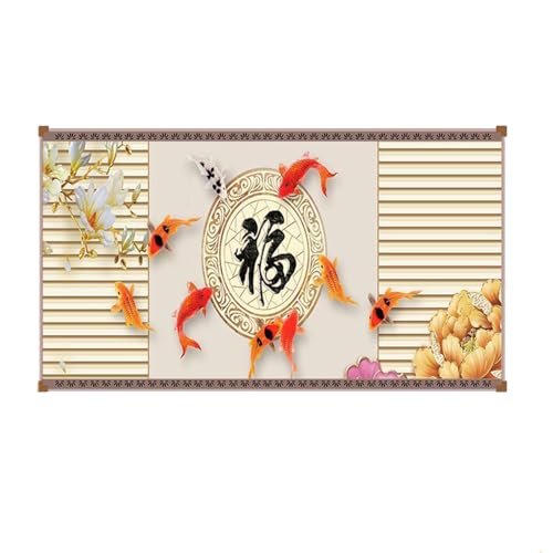 Calentador EléCtrico Montado En La Pared Pintura Mural CalefaccióN Ahorro EnergíA Pared Calentamiento Cristal Carbono CáLido Calentador Silencioso Bajo Consumo para Casa, Oficina,D