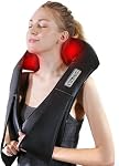 AERLANG Shiatsu Massager cou et dos, masseurs Epaule avec oreiller de massage thermique pour la maison, Office Dons pour les femmes Hommes Maman Papa Idées-cadeaux de fête mère(NOT Sans fil)