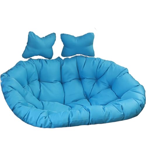 Coussin pour fauteuil hamac egg double multicolore, design premium moelleux