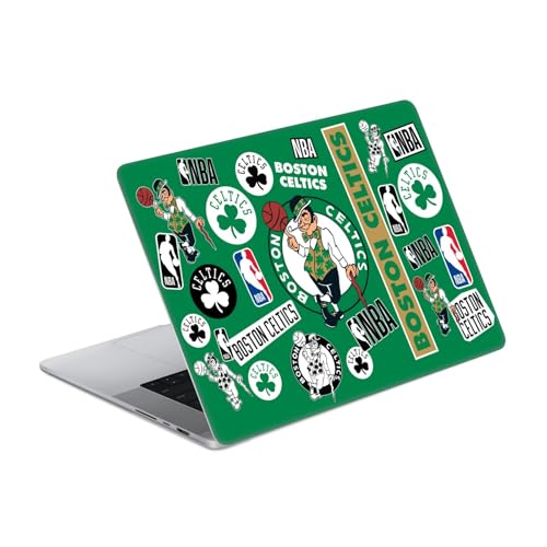 Autocollant Boston Celtics MacBook Pro 16 A2485 stickers vinyle NBA