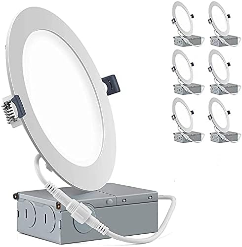 3MW Luces LED empotrables 6 pulgadas 6 unidades 3000K miniatura 1