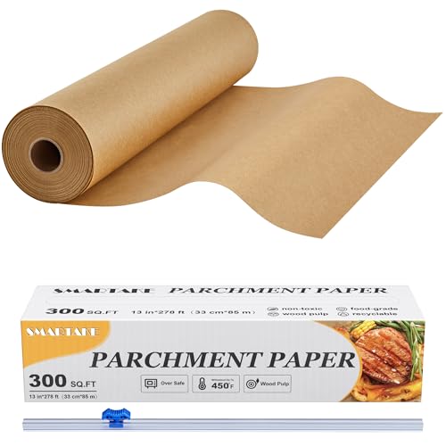 SMARTAKE Parchment Paper Roll for Baking, 13 in x...