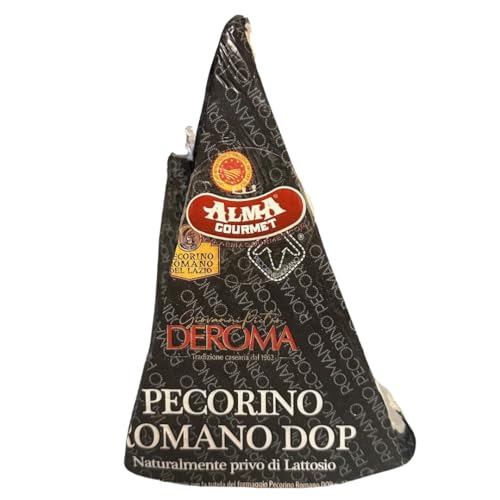 Italian Pecorino Romano Cheese D.O.P. - DeRoma Agri-in - 2lb to 2.5lb Approximately