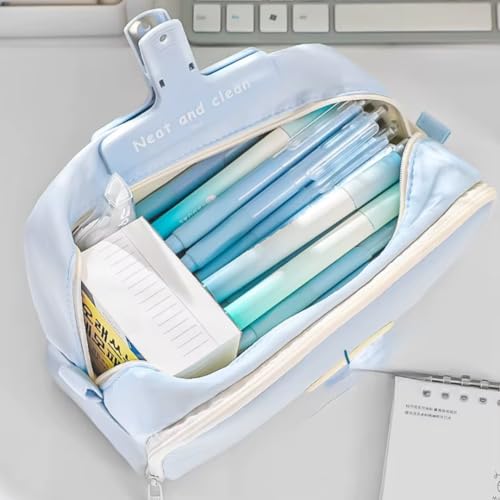 Image of Your Previous Contribution: Storio Pencil Box Pouch for School Kids Girls & Boys Aesthetic | Cute Stationary Compass Box Case Organiser - Color As Per Availability