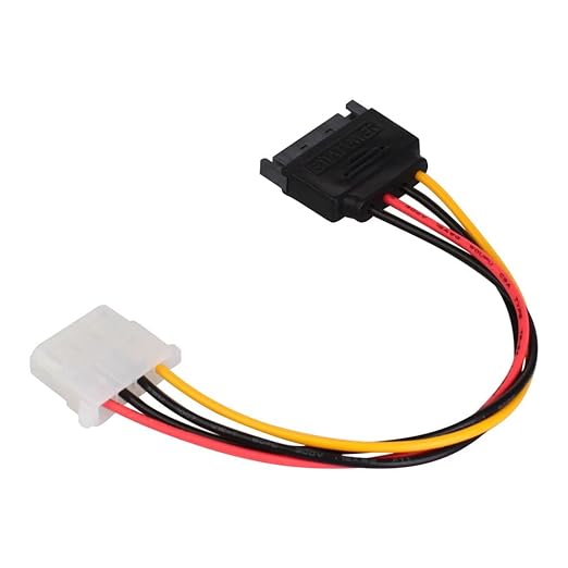 Adaptador de Cable SATA a 4 Pines Molex 3 Paquetes 7 pulgadas miniatura 5
