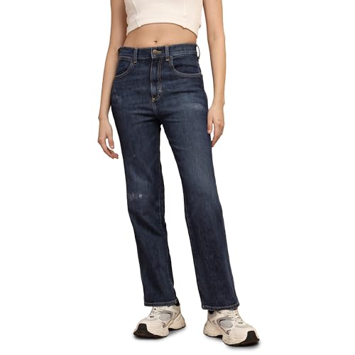 Image of Wrangler Women's Straight Fit High-Rise Jeans