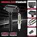 BDFHYK Ignition Coil Pack UF807 and Iridium Spark Plugs 93175 Compatible with Chrysler Pacifica Dodge Durango Jeep Grand Cherokee Wrangler Ram 1500 3.6L V6 68223569AB LKR7DIX-11S, Sets of 6