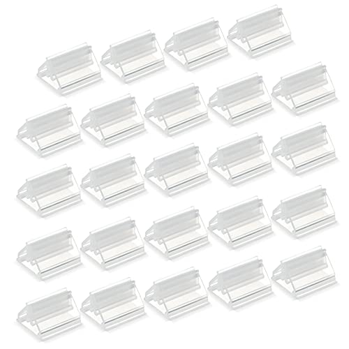 Maitys 24 Pcs Plastic Game Piece Card Stands Holder Plastic Board Pieces Markers DIY Playing for Board Game Party Favor(Transparent)