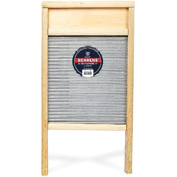 Behrens BWBG12 Galvanized Washboard, Large