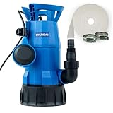 Hyundai 1100W Electric Clean and Dirty Water Submersible Water Pump, 3 Year Warranty - Image 1