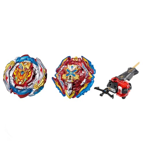 Netoke Peonzas de Batalla Gyros Set, 4D Battle Gyros Model Speed Gyros con, Juguetes clásicos Regalo para niños, Modelo：200+201