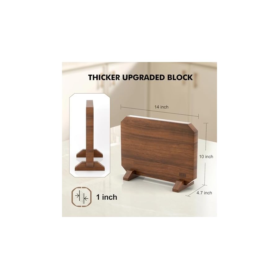 Magnetic-Knife-Block-Thickened-Acacia-Wood-Kitchen-Knife-Holder-Stand-with-Strong-Magnets-Multifunctional-Double-Side-Knife-Storage-Organizer-for-Kitchen-Counter HOSHANHO Magnetic Knife Block, Thickened Acacia Wood Kitchen Knife Holder Stand with Strong Magnets, Multifunctional Double Side Knife Storage Organizer for Kitchen Counter