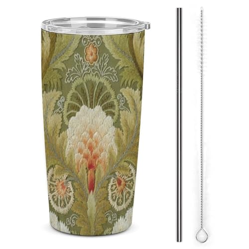 Ԃ̃Jbv William Morris ԕ Xg[&Xg[uVt }OJbv R[q[Jbv 600ml RrjJbv ^u[ XeX ۗ ۉ ԗp Wt ^  e  LN^[ lC v[g