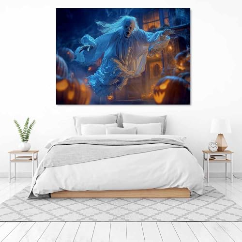 Impression de posters d'Halloween CUDAOO pour relooker une chambre sans peindre