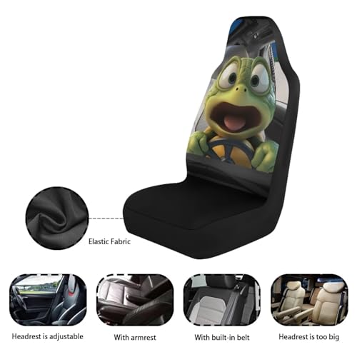 Housse de siege voiture tortue housse de coussin doux pour SUV - 7