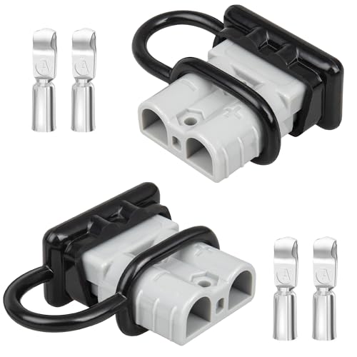 Connecteur rapide de batterie 50A avec fiche ignifuge SB50 pour tension 12V à 36V