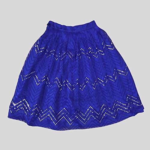 Image of Kids Girls Roll Up Sleevee Crop Top With Gorgeous Full Length Skirt